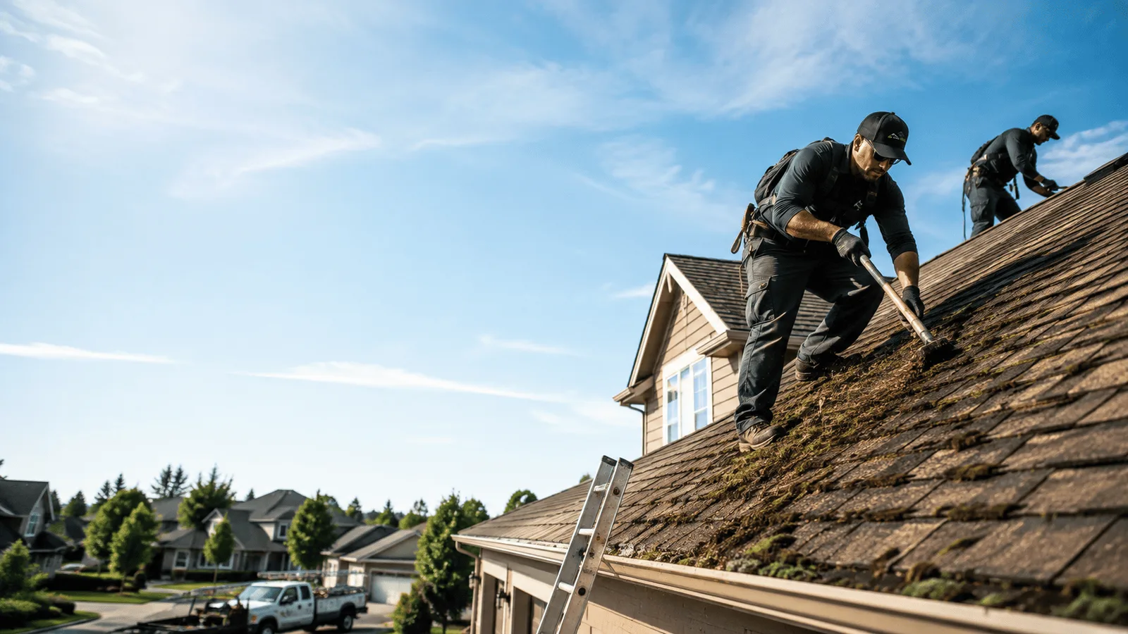Roof Moss Removal in Wing, ND near me